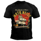 Man T Shirt Cotton round Neck Heat Transfer Patch Short Sleeve Shirt