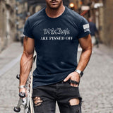 Man T Shirt Summer Letter Cotton Slim Sports Green Youth T-shirt