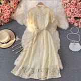 Betty Draper Valentine's Day Dress Vintage Court Style Socialite Swing Dress