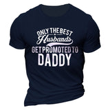 Man T Shirt Cotton round Neck Heat Transfer Patch Short Sleeve Shirt