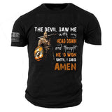 Man T Shirt Cartoon Anime Mesh Loose