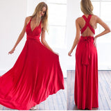 Valentine's Day Dress Backless Sexy Lace-up Bandage One-Piece Dress