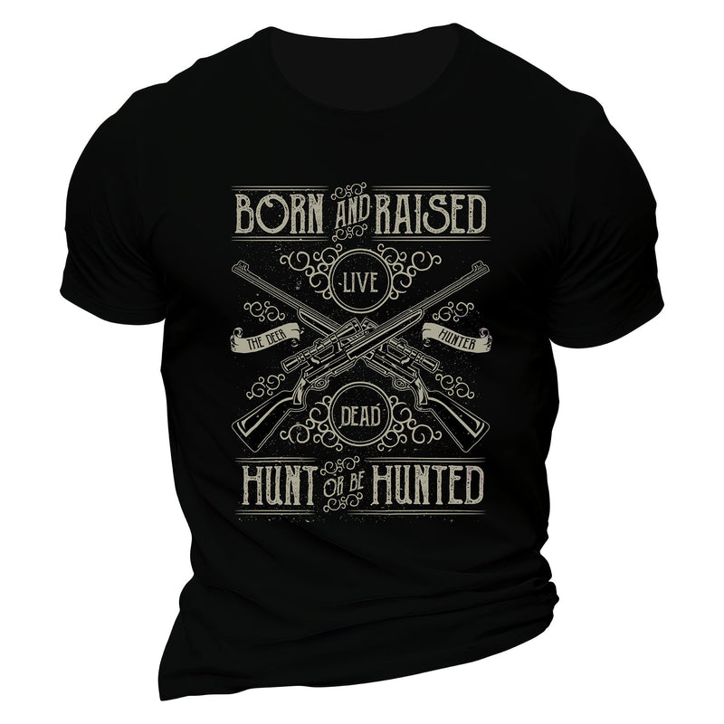 Man T Shirt Cotton round Neck Heat Transfer Patch Short Sleeve Shirt