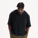 Etai men's premium boxy fit trendy brand pure cotton short-sleeve t-shirt - solid colors available