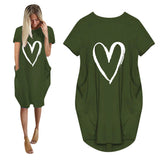 Valentine's Day Dress Summer Short Sleeve Dress