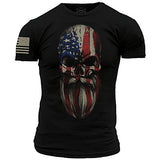 Man T Shirt Black Straight Mesh Cloth Collarless Cartoon Anime T-shirt