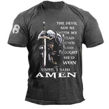 Man T Shirt Cotton round Neck Heat Transfer Patch T-shirt