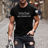 Man T Shirt Summer Letter Cotton Slim Sports Green Youth T-shirt