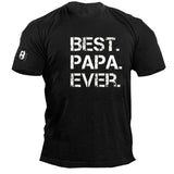 Man T Shirt Black Youth Loose Casual Collarless Ordinary Cotton Letters T-shirt