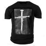 Man T Shirt Cotton round Neck Heat Transfer Patch Short Sleeve Shirt