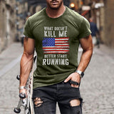 Man T Shirt Summer Gray Loose Cotton Bottom Shirt