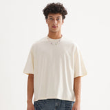 Etai men's clothing trendy boxy fit 100% cotton short-sleeve t-shirt - high-quality drop shoulder, relaxed fit crew neck tee for men
