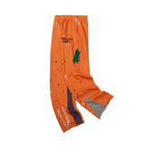 GD Flared Trousers Hand-Painted Paint-Splashing Style Graffiti Distressed Casual Trousers