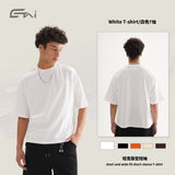 Etai men's apparel cross-border trendy brand short-sleeve solid color t-shirt - high-quality pure cotton men's crew neck undershirt