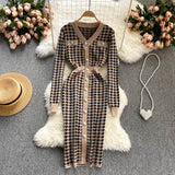 Betty Draper Valentine's Day Dress Knitted Dress Long Skirt Woolen Skirt