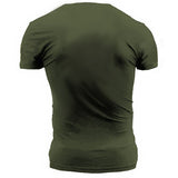Man T Shirt Cotton round Neck Heat Transfer Patch Short Sleeve Shirt