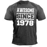 Man T Shirt Summer Sports Not Hooded Letters Youth Loose Black T-shirt