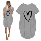 Valentine's Day Dress Summer Short Sleeve Dress