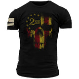 Man T Shirt Youth Cotton Slim Black T-shirt