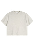 Etai short and wide pure cotton trendy men's t-shirt with printed logo american boxy fit short-sleeved men's t-shirt