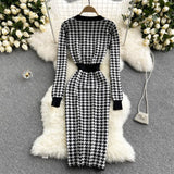 Betty Draper Valentine's Day Dress Knitted Dress Long Skirt Woolen Skirt