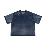 Etai men's apparel trendy sporty boxy short-sleeve t-shirt - summer outerwear, loose fit, breathable men's mesh jersey