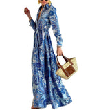 Betty Draper Valentine's Day Dress Blue Long Sleeve Dress Women's Dress