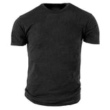 Man T Shirt Cotton round Neck Heat Transfer Patch T-shirt