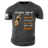 Man T Shirt Cartoon Anime Mesh Loose