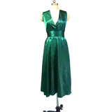 Valentine 'S Day Dress Spring/Summer Solid Color And V-neck Sexy Backless Evening Dress For Women