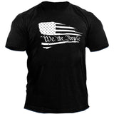 Man T Shirt Slim Cotton Ordinary Collarless Black Female Youth Sports T-shirt