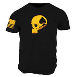 Man T Shirt Spring and Autumn Thin Printing Youth Casual Cotton Loose Gray Bottoming Shirt