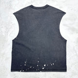 saint m t shirts  s.m skull letter crewneck pullover casual tank top - wholesale
