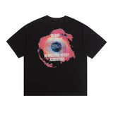 saint m t shirts  s.m instant elimination pattern crew neck pullover short sleeve one-piece wholesale