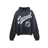 Saint m hoodie spring & fall s.m prayer crosshair pullover old hoodie sweatshirt one piece batch