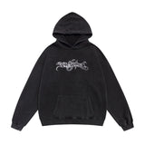 Saint m hoodie - autumn/winter s.m art embroidery letter graphic pullover hoodie - wholesale single piece