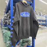 Saint m hoodie spring & fall s.m destroyed distressed retro hoodie sweatshirt