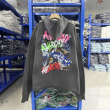 Saint m hoodie spring & fall s.m maria landscape pattern pullover hooded sweatshirt