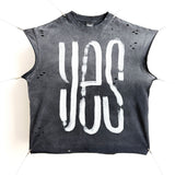saint m t shirts  s.m letter print limited edition pullover casual tank top - wholesale