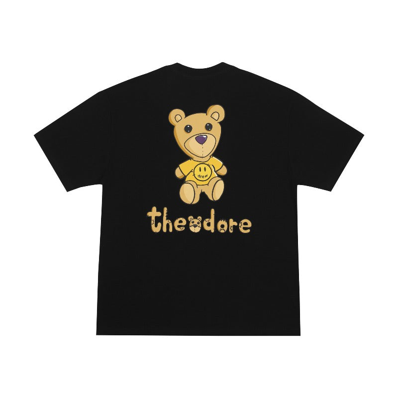 Drew house t-shirt - autumn/winter d@ew bear letter print crew neck pullover short sleeve - wholesale single piece