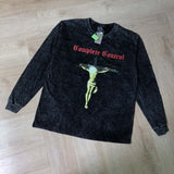Saint m hoodie - spring/autumn - s.m - cross & letter graphic - crew neck pullover - long sleeve