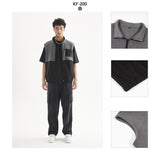 Etai men's clothing color block fleece vest jacket - trendy, high-quality sleeveless zip-up outerwear for men