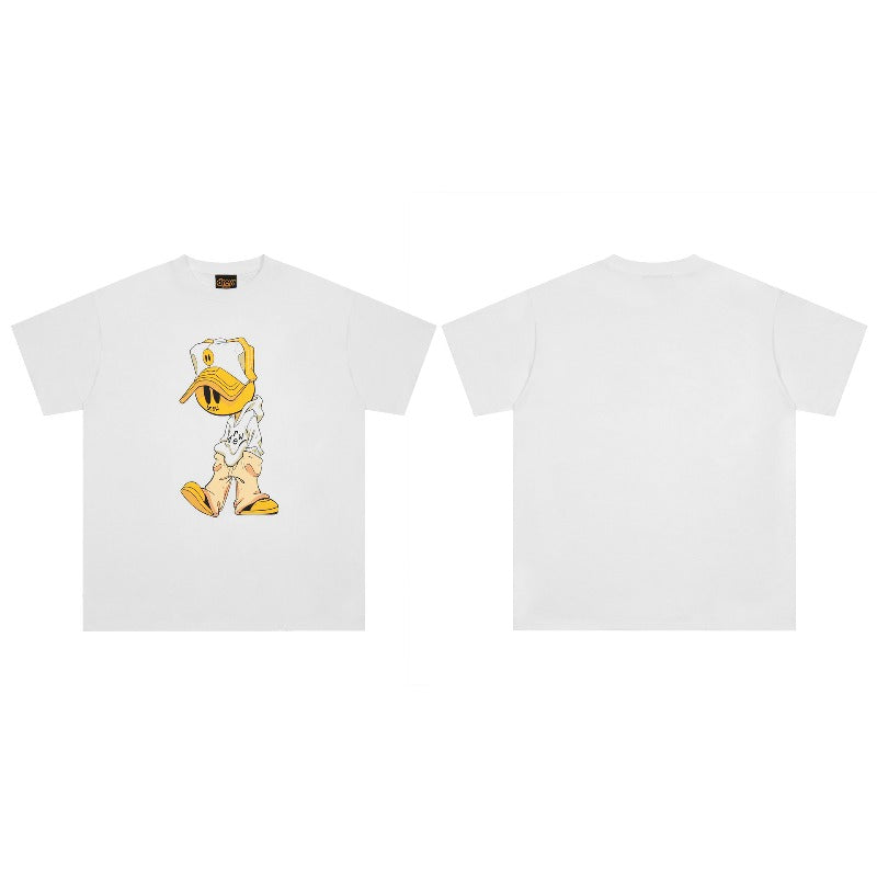 Drew house t shirt spring and summer d@ew cartoon character printing round neck short sleeves