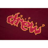 Drew house t-shirt - spring/summer collection - d@ew flame letter print crew neck pullover casual short sleeve
