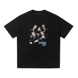 saint m t shirts  s.m band series graphic crewneck t-shirt - wholesale