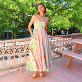 Women's dress - in stock - european & american style - cross-border e-commerce - aliexpress & independent website - sexy spaghetti strap - graffiti print - maxi dress - women's