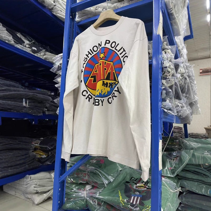 Saint m hoodie - autumn/winter - s.m letter print graphic crewneck pullover long sleeve - wholesale