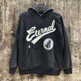 Saint m hoodie - autumn/winter s.m palm letter graphic pullover hoodie - wholesale single piece