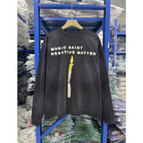 Saint m hoodie - autumn/winter s.m candle print distressed vintage crewneck long sleeve - wholesale