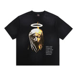 saint m t shirts  s.m. devil dad graphic crewneck pullover short sleeve t-shirt - wholesale